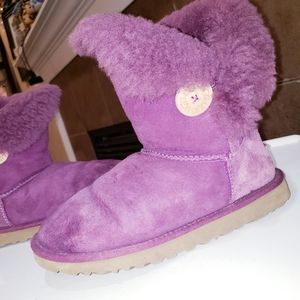 UGG Classic Pull On  Wool Purple Boots